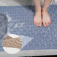 Halkfri massagematta med sugkoppar och dräneringshål för badrummet