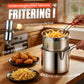 🔥 HETT ERBJUDANDE – 60 % RABATT! 🍳 Multifunktionell stekpanna i rostfritt stål 304 – fritera, steka, koka och stuva i en och samma gryta🍟