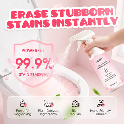 🥳 2026 HOT SALE 🥳 💞 Över 50.000 sålda! 🛁🧹 Badrumsrengöringsspray – löser upp kalkavlagringar, tvåltrester och vattenfläckar utan skrubbning. Används på glas, kakel och kranar – lämnar en fräsch botanisk doft. Mild formel, inga skarpa ångor! ✨💪