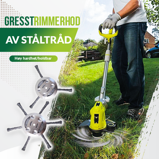 ⏳Gresstrimmerhode laget av ståltråd🌳🏡