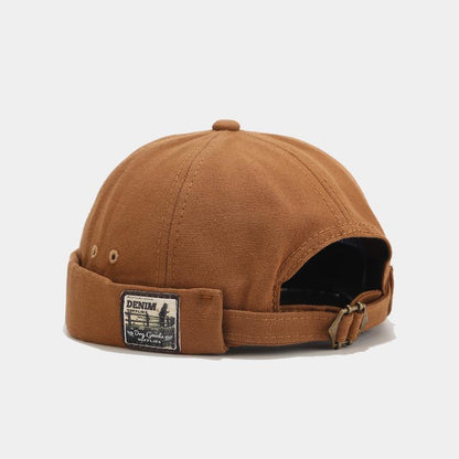 Unisex Brämlosä Skullcap Mössa, Visirlös Sjömansdesign Vintage Beanie, Viral Stapelbar Hipsterkeps för Urban Gatumode