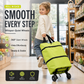 🛒 50% RABATT NU! 🧳 2‑i‑1 Hopfällbar Shoppingvagn – Stor Kapacitet & Slitstarkt Oxford-tyg – Perfekt för Matbutik, Marknad, Camping & Resor 🌿