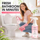 🥳 2026 HOT SALE 🥳 💞 Över 50.000 sålda! 🛁🧹 Badrumsrengöringsspray – löser upp kalkavlagringar, tvåltrester och vattenfläckar utan skrubbning. Används på glas, kakel och kranar – lämnar en fräsch botanisk doft. Mild formel, inga skarpa ångor! ✨💪