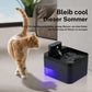 Smart kattfontän med rörelsesensor