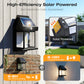 ☀️ 50 % RABATT! 💡 Solcellsvägglampa med rörelsedetektor, IP65 vattenskydd, trådlös och utan elräkning 🏡