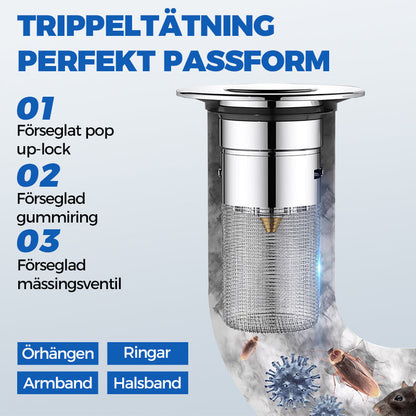 🚰Universellt Avloppsfilter för Diskho – Fångar Upp Avfall, Enkel Installation & Snabb Rengöring 🛠️