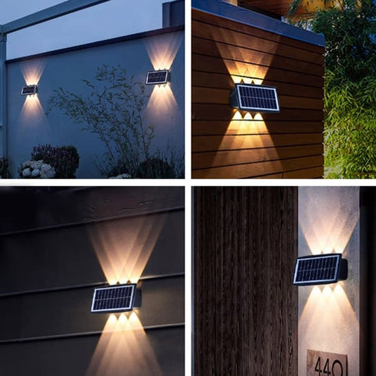✨ Erbjudande under begränsad tid ✨- Solcellsvägglampa för utomhusbruk