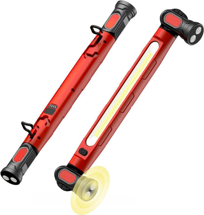 📢📢 50 % rabatt! ⏰ 3000 lm LED-arbetslampa – magnet och krok, 5200 mAh, 360° rotation och snabb Type-C-laddning 🔋✨