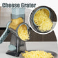 🧀 50% RABATT! ✨ 3-i-1 Roterande Rivjärn & Grönsaksskärare – Skärsäker inmatning, 3 utbytbara blad i rostfritt stål & stark sugpropp 🥕
