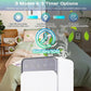 Intelligent avfuktare - 220V med flerfärgade LED-lampor och automatisk timer - Låg energiförbrukning och tyst drift - Perfekt för sovrum och källare