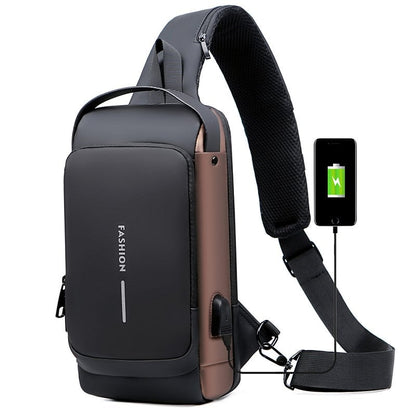 🎒 50 % RABATT! 🔥 Sportväska med USB-laddningsport – stöldskyddad, praktisk & lätt – perfekt för resor, pendling & friluftsliv ⚡