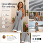 👗 50% RABATT NU! 🌸 Kvinnor Casual Lös Ärmlös Faux Tvådelad Tankklänning – Snygg & Andningsbar – Perfekt för Sommaren – Storlek S-3XL ☀️