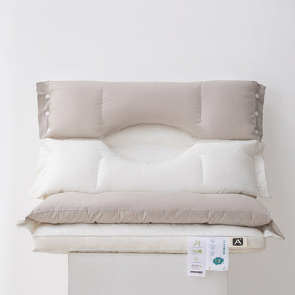 🔥 Olympisk kampanj – Begränsad tid 50% rabatt ✈️🔥 Mjuk och hård tvåzons nackstödkudde