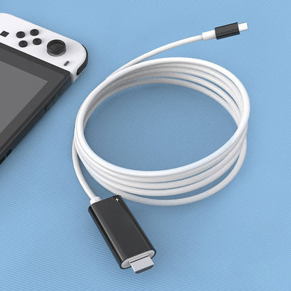 🔥USB-C till HDMI-adapterkabel – streama, spela & ladda samtidigt – perfekt för Switch, mobil & surfplatta 📱💻📺