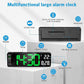 🕐 50 % RABATT NU! 📟 Digital klocka med temperatur, datum & automatisk sommartid – stor 16"-skärm, fjärrkontroll & automatisk ljusstyrka – perfekt för hemmet 🏠