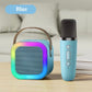🎤 50% RABATT NU! 🎶 Mini karaoke-enhet för barn med 2 trådlösa mikrofoner – klar ljud, Bluetooth & 5 röstförändringar – perfekt för kalas, familjekvällar och resor ✨