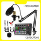 F998 Live-ljudkortsmixer, podcast-ljudgränssnitt med DJ-mixereffekter, röstväxlare med ljudeffekter för karaoke, livestreaming, inspelning, spel