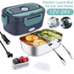 🎁 57% RABATT🔥2-i-1 Bärbar Dual Voltage Electric 7-delad Set Lunchbox