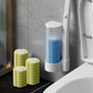 Engångstoalettrengöringssystem - Antibakteriell Gel med Avtagbar Borste för Djuprengöring och Hygien ✨🧼