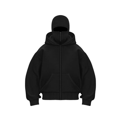 🔥50% rabatt👁️‍🗨️Ninja-hoodie med dragkedja för män och kvinno