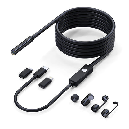 🔥📹 50% RABATT NU! HD vattentät endoskopkamera – 200 W upplösning, flexibel kabel & plug-and-play – perfekt för inspektion av rör, motorer och svåråtkomliga platser 🔍✨
