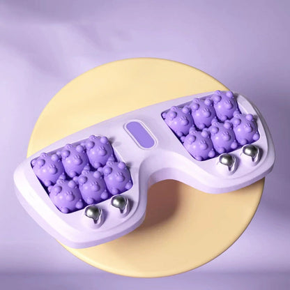🎁 Köp mer, spara mer! 💜🦶 Bärbar dubbel fotmassagerulle - Avkoppling när som helst och var som helst