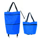 🛒 50% RABATT NU! 🧳 2‑i‑1 Hopfällbar Shoppingvagn – Stor Kapacitet & Slitstarkt Oxford-tyg – Perfekt för Matbutik, Marknad, Camping & Resor 🌿