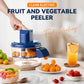 🧄🍎 50% RABATT NU! Transparent elektrisk frukt- & grönsaksskalare – 5 rostfria blad, snabb skalning & enkel rengöring – perfekt för köket 🍇✨