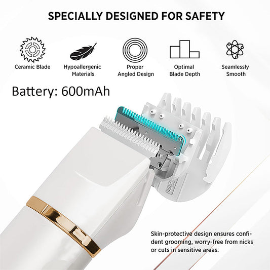 🔥50 % rabatt under en begränsad tid✨ 3-i-1 elektrisk kroppshårstrimmer, sladdlös ljumsktrimmer för män, utmärkt för dagligt bruk