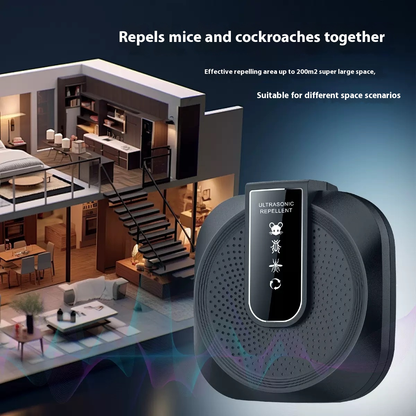 Ultraljudsbaserad båt- och råttavskräckare är kraftfull – 360° smart teknik