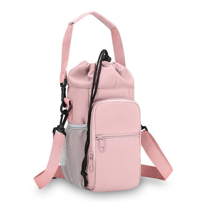 🔥 Multifunktionell vattenflaskhållare med fack 🥤