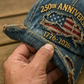 🎉2026 Het rea🔥 250-årsjubileum Distressed Baseball Cap