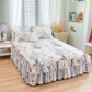 🛏️ 50% RABATT! 🎀 3-delat Volangsängkjol – Elegant Design, Fullständigt Skydd & Universell Passform 🛌