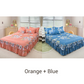 🛏️ 50% RABATT! 🎀 3-delat Volangsängkjol – Elegant Design, Fullständigt Skydd & Universell Passform 🛌