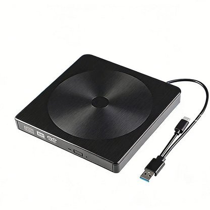 🔥6-i-1 USB extern DVD/CD-enhet och hubb