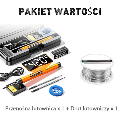 Bärbar, uppladdningsbar USB-lödkolv