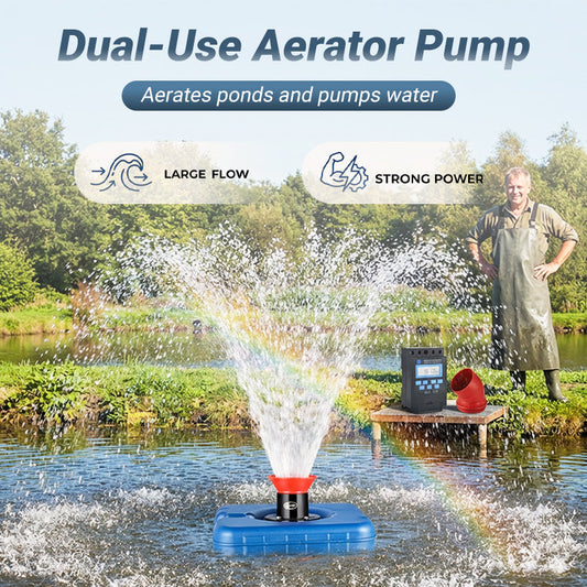 2-i-1 Dammluftare och Pump