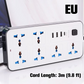 🔌 50% RABATT NU! ⚡ Eluttag med Flera Uttag & Lång Sladd – USB-Laddning & Överspänningsskydd – Säker Ström för Hem & Kontor 🏠