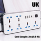 🔌 50% RABATT NU! ⚡ Eluttag med Flera Uttag & Lång Sladd – USB-Laddning & Överspänningsskydd – Säker Ström för Hem & Kontor 🏠