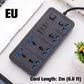 🔌 50% RABATT NU! ⚡ Eluttag med Flera Uttag & Lång Sladd – USB-Laddning & Överspänningsskydd – Säker Ström för Hem & Kontor 🏠