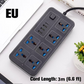 🔌 50% RABATT NU! ⚡ Eluttag med Flera Uttag & Lång Sladd – USB-Laddning & Överspänningsskydd – Säker Ström för Hem & Kontor 🏠