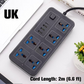 🔌 50% RABATT NU! ⚡ Eluttag med Flera Uttag & Lång Sladd – USB-Laddning & Överspänningsskydd – Säker Ström för Hem & Kontor 🏠