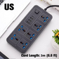 🔌 50% RABATT NU! ⚡ Eluttag med Flera Uttag & Lång Sladd – USB-Laddning & Överspänningsskydd – Säker Ström för Hem & Kontor 🏠