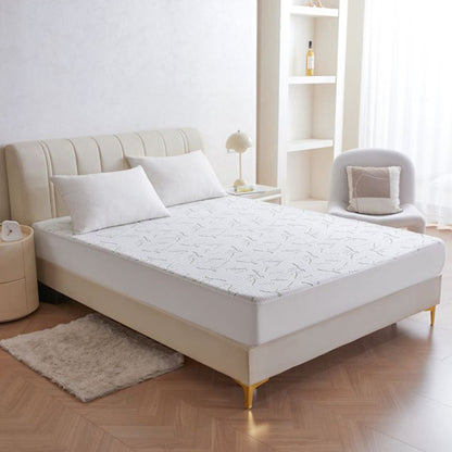 🛏️ 50% RABATT! 🌿 Bambufiber Vattentät Madrasskydd – Andningsbart, Allergivänligt & Perfekt För En Ren & Bekväm Sovmiljö 🛌