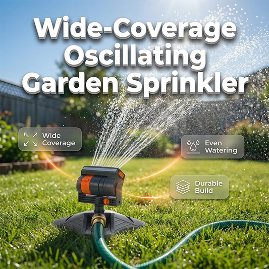 🔥 49% RABATT 💧 Roterande trädgårdssprinkler med bred täckning 🌿 Håll gräsmattan grön och frodig med minimal ansträngning 🏡