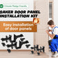 🚪 50% RABATT NU! Dörrmonteringshjul med två rullbottnar – underlättar positionering, förflyttning och montage av tunga dörrar 🔧🚪