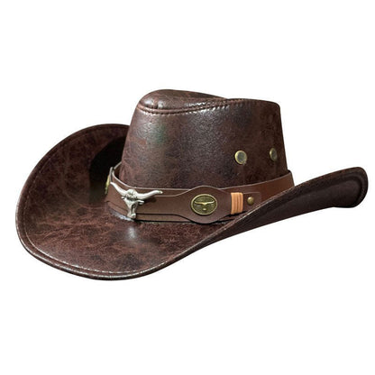🤠 60% RABATT NU! 🌵 Vintage Cowboyhatt med Bred Brätte & Justerbar Rem – Klassisk Westernstil för Äventyr & Sol ✨