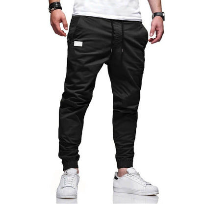🔥Köp 2 och få fri frakt🔥Cargo-byxor för män Joggers Dragsko Elastisk midja Elastisk mudd Vanlig sport Utomhuslöpning