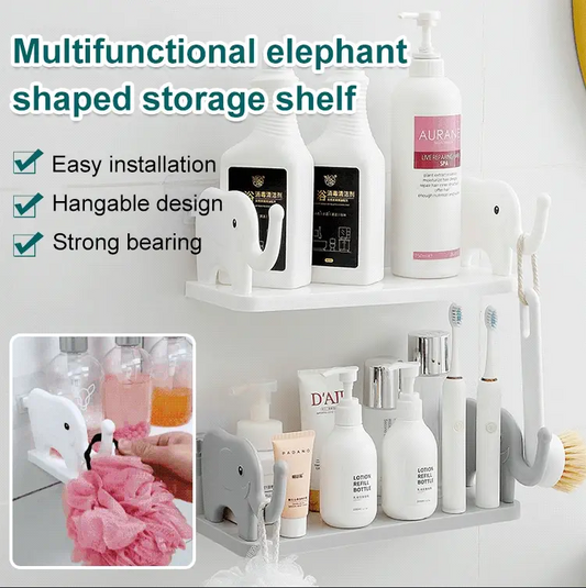 🐘50% RABATT⏰ Elefant förvaringshylla, multifunktionell, söt & praktisk🏠