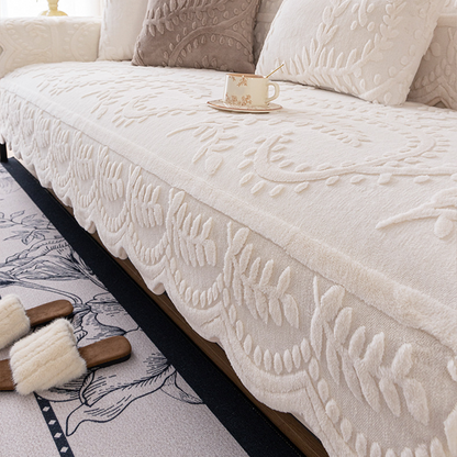 🛋️ 50% rabatt! 🐰 Soffskydd i fuskkaninpäls – Halksäkert & ultrasmjukt ✨
